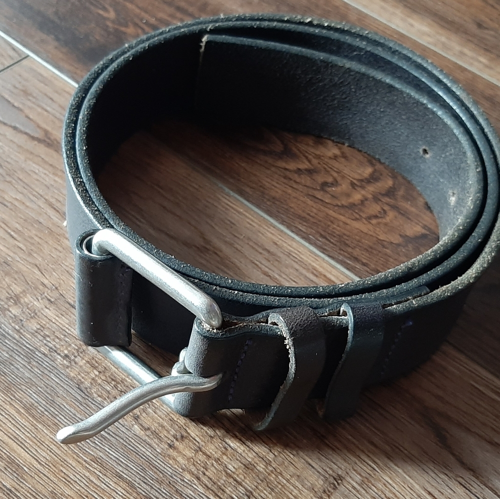 GAP mens jean leather belt size 36-38